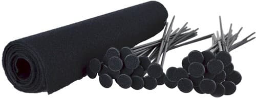 GSS LARGE RIFLE ROD KIT 40 BLK RIFLE RODS .22 CAL 19"X45"!