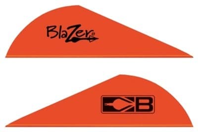 BOHNING BLAZER VANES 2" SOLID NEON RED 100PK