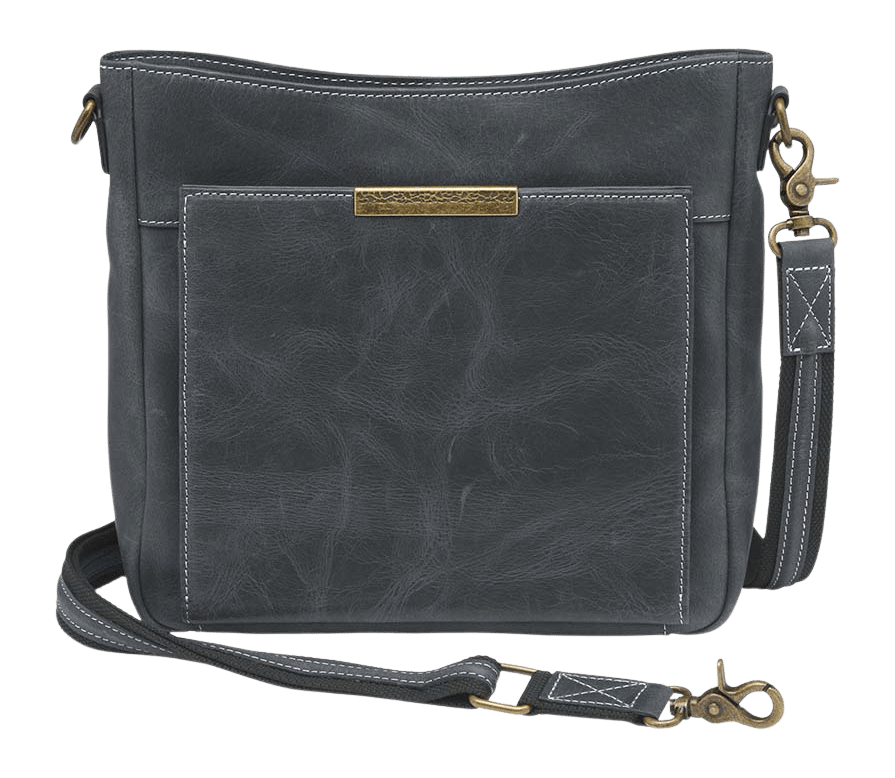 GTM GTM-CZY/98GREY    SLIM PURSE CROSSBODY-BUFF