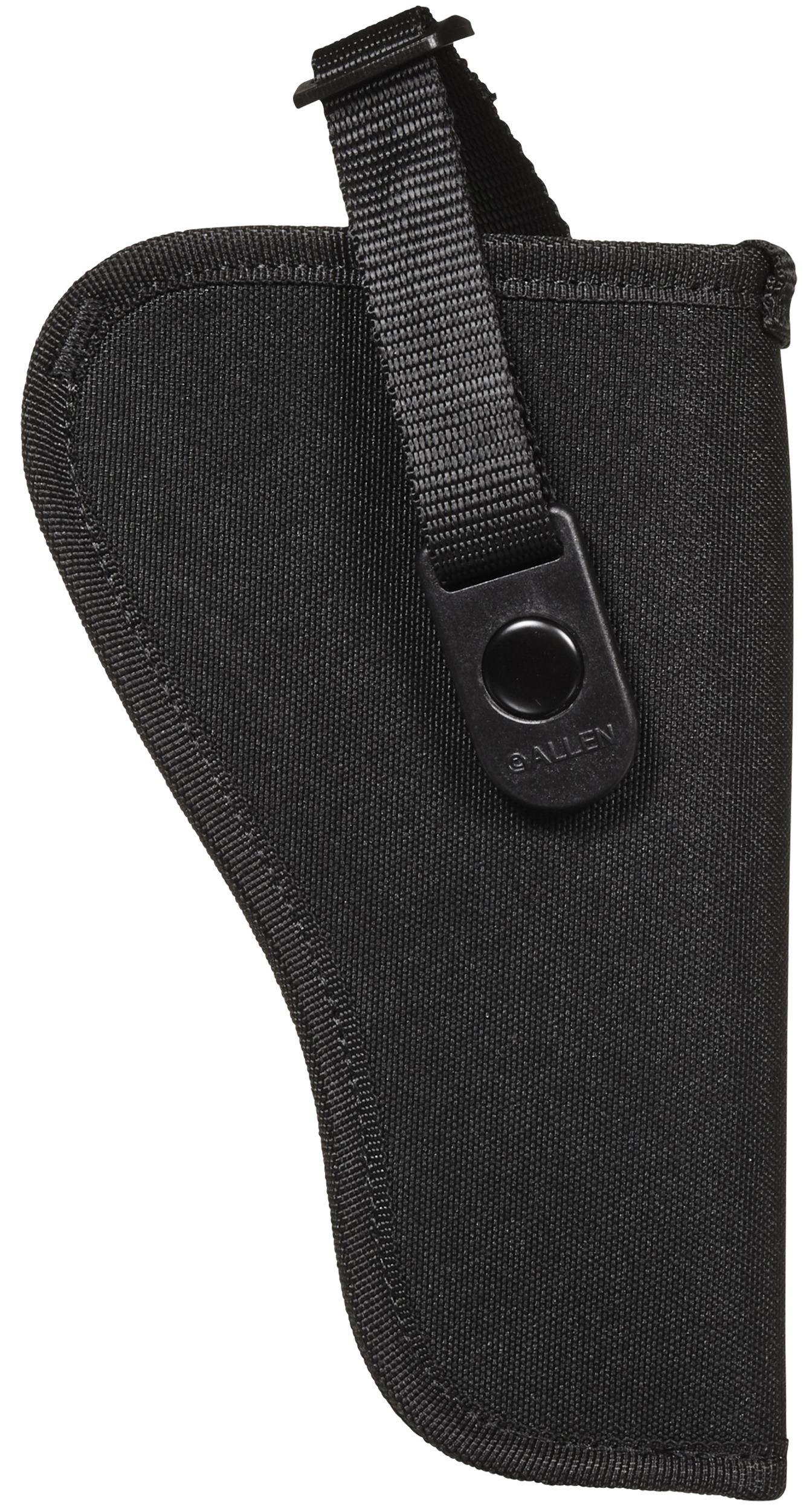 Allen 44802 Cortez  Size 02 OWB Style Black Polyester, Adjustable Strap & Belt Loop Mount Type fits 3-4" Barrel Medium-Large DA Revolver Right Hand