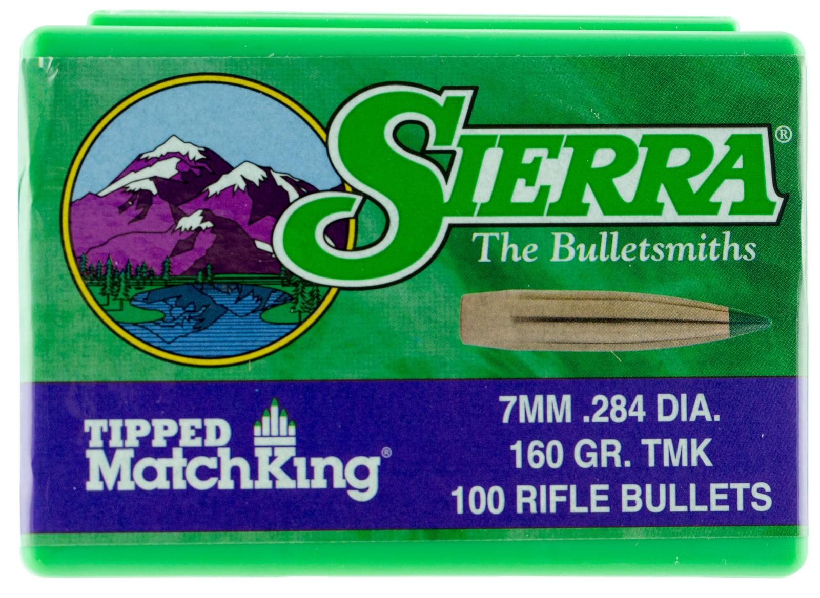 Sierra 7660 Tipped MatchKing  7mm 160gr Tipped MatchKing 100/Box