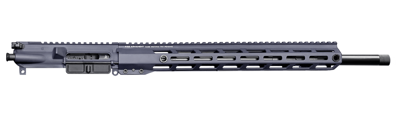 Rise Armament RA6ARCCUGRY18 Upper Receiver  6 ARC 18" Grey Cerakote Barrel Aluminum