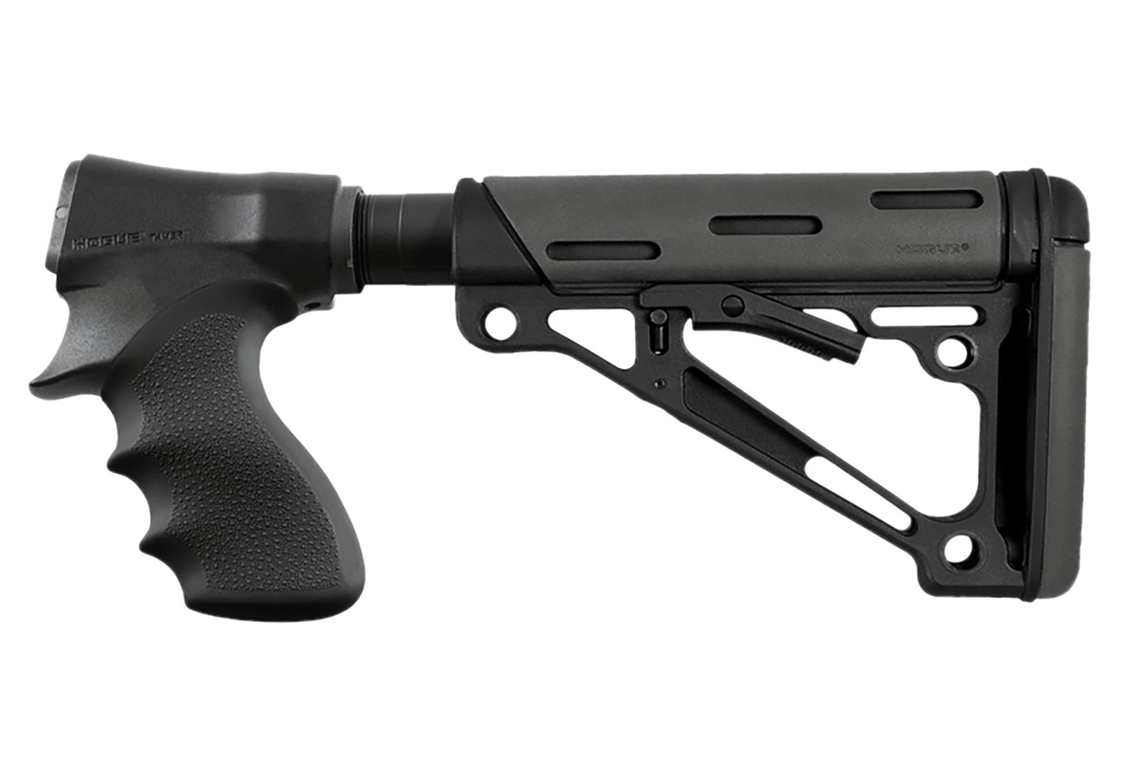 Hogue 08770  Buttstock Adapter Black Polymer Fits Remington 870 Folding Ambidextrous