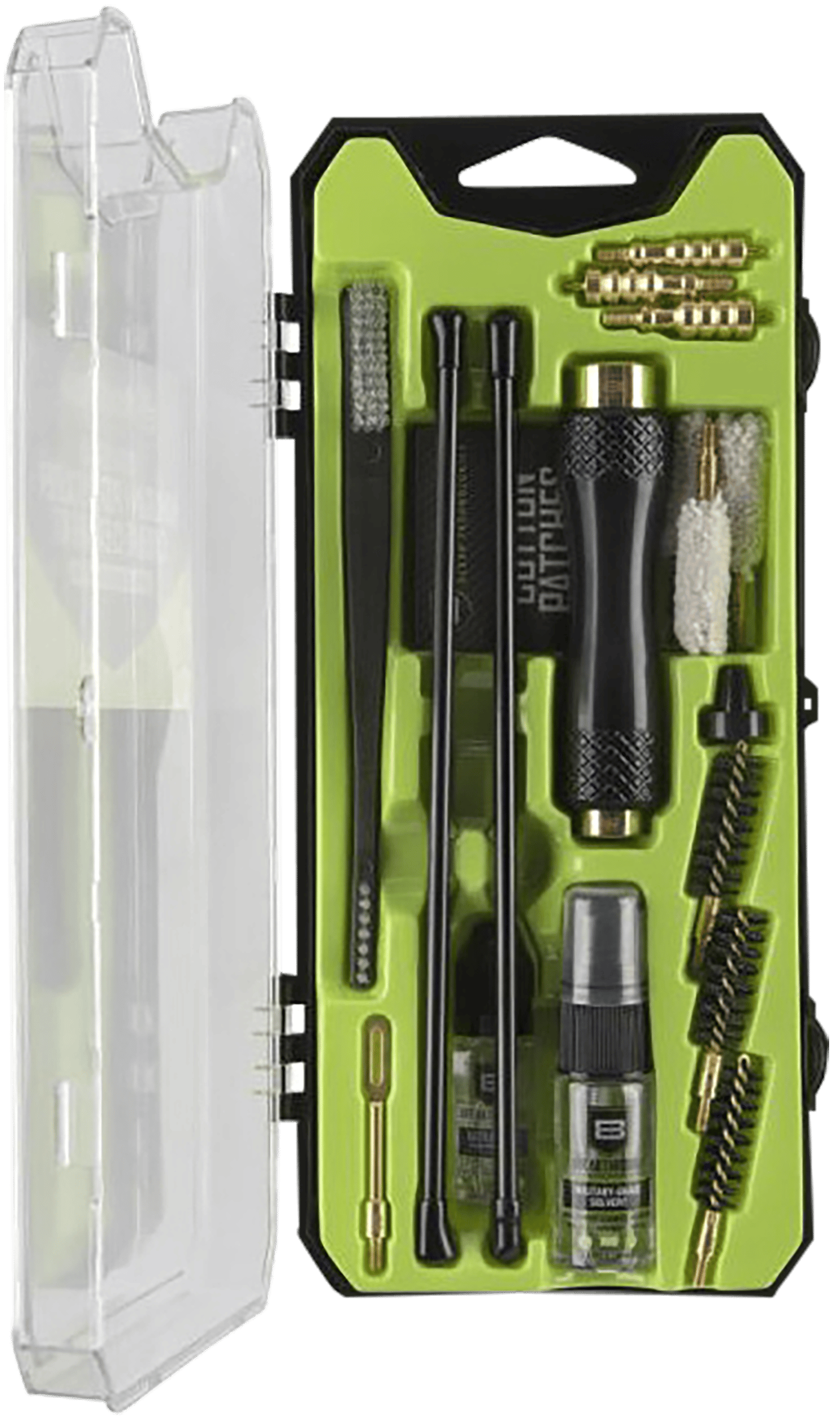 Breakthrough Clean BTCCCHGPCC Vision Series Cleaning Kit Handgun/Pistol Caliber Carbine, Nylon Bristles, 15 Pieces, Plastic Case