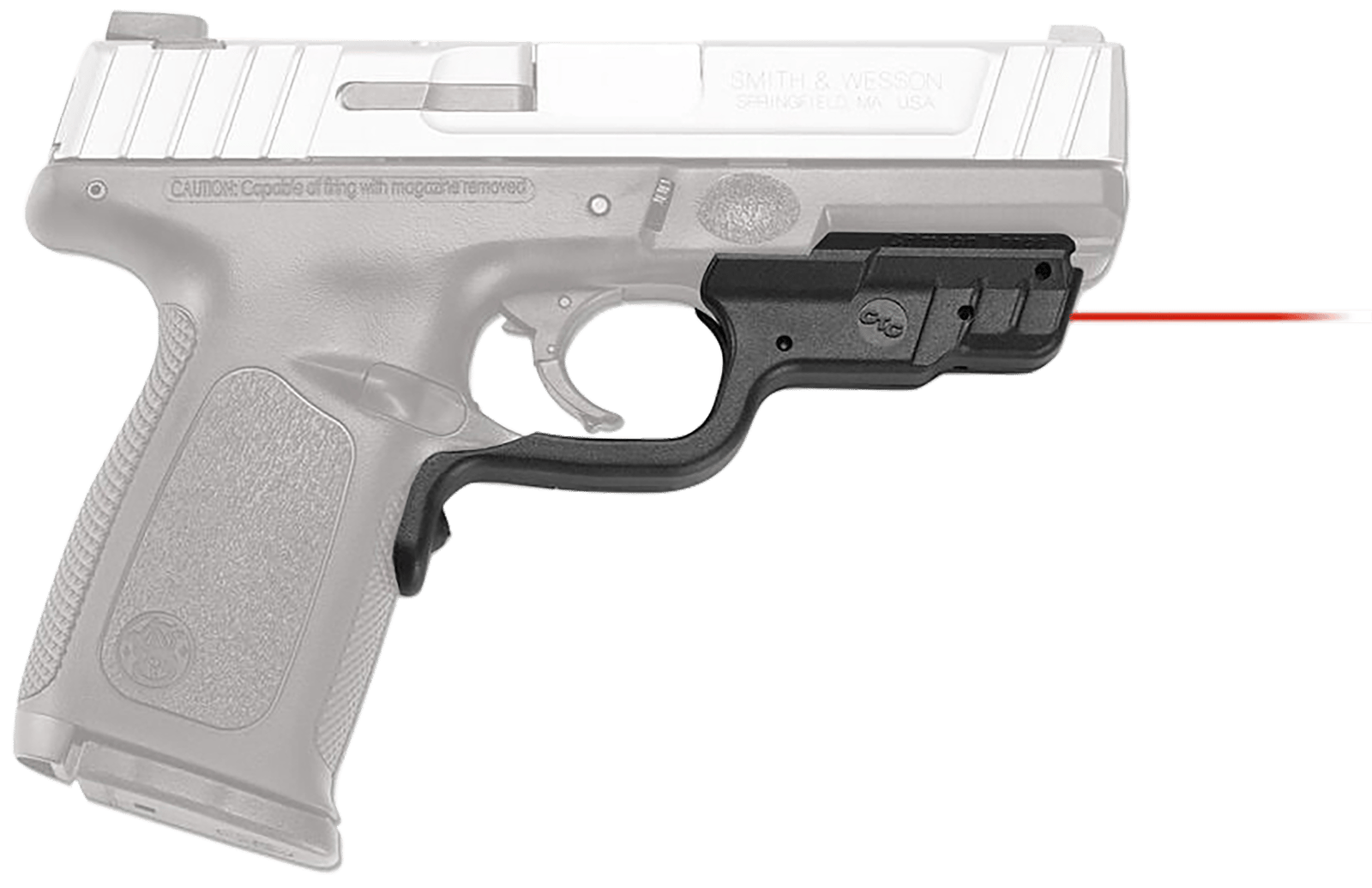 Crimson Trace 0175701 Laserguard  Fits S&W SD, Red Laser Black Polymer