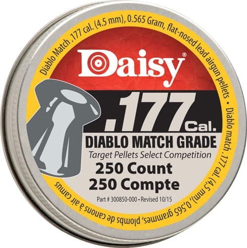 DAISY MATCH GRADE 177 PELLET 250CT