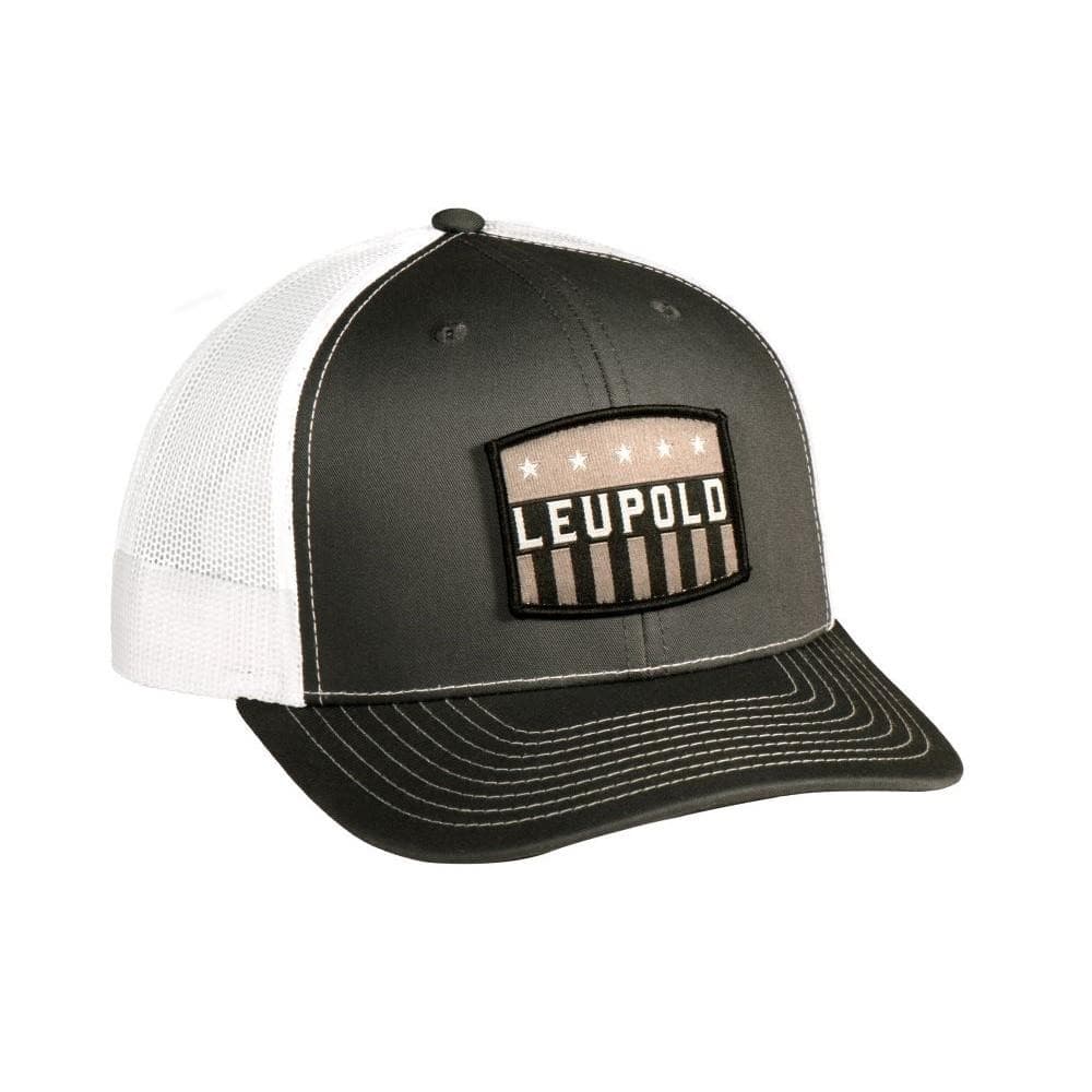 Leupold USA Trucker Cap Charcoal/White