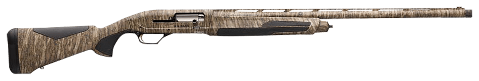 Browning 011702205 Maxus II  12 Gauge 3.5" 4+1 (2.75") 26" Barrel, Full Coverage Mossy Oak Bottomland, Synthetic Stock w/SoftFlex Cheek Pad & Overmolded Grip Panels
