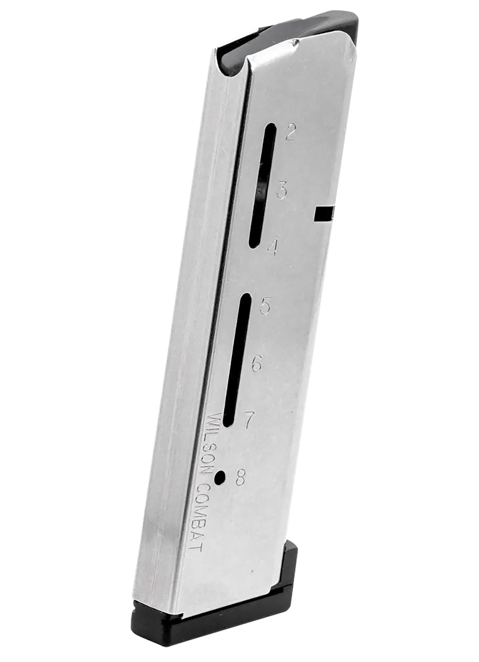 Wilson Combat 500AHD ETM  8rd Detachable w/ Aluminum Floor Plate 45 ACP+P Fits Wilson Combat 1911 Elite Tactical Stainless Steel