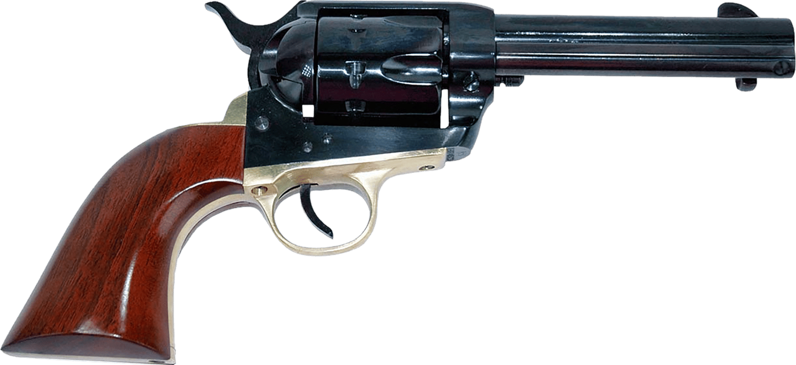 Cimarron PPP22LR Pistolero  22 LR 10rd Shot 4.75" Blued Steel Barrel Blued Cylinder Blued Steel Frame Walnut Grip Exposed Hammer