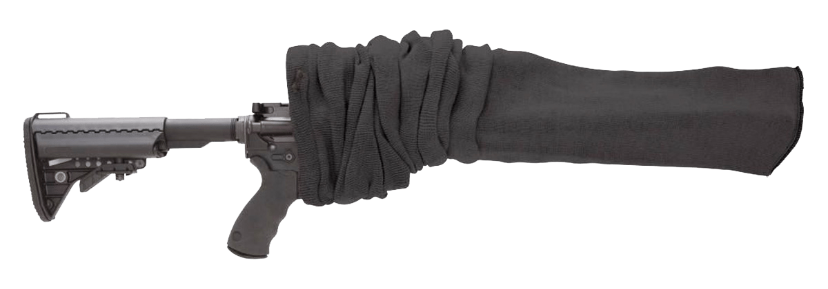 Tac Six 13255 Tactical Rifle Gun Sock  fits Tactical Firearms w/wo Scope Up To 55" Long, Silicone Treated, Cinch Closure
