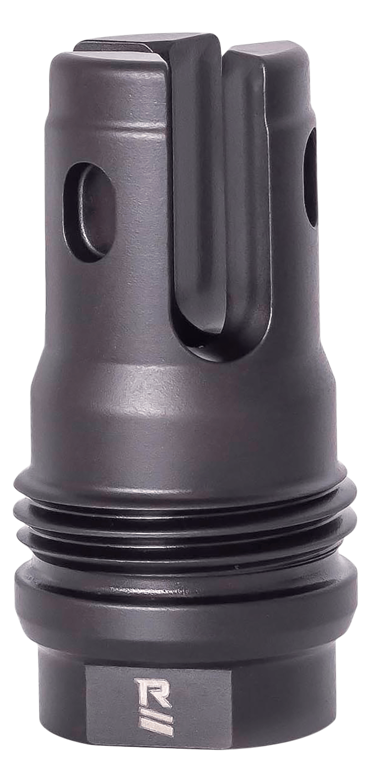Rugged Suppressor FH015 R3 Flash Mitigation System Black with 3/4"-24 tpi Threads & 2.13" OAL for 7.62mm SR25