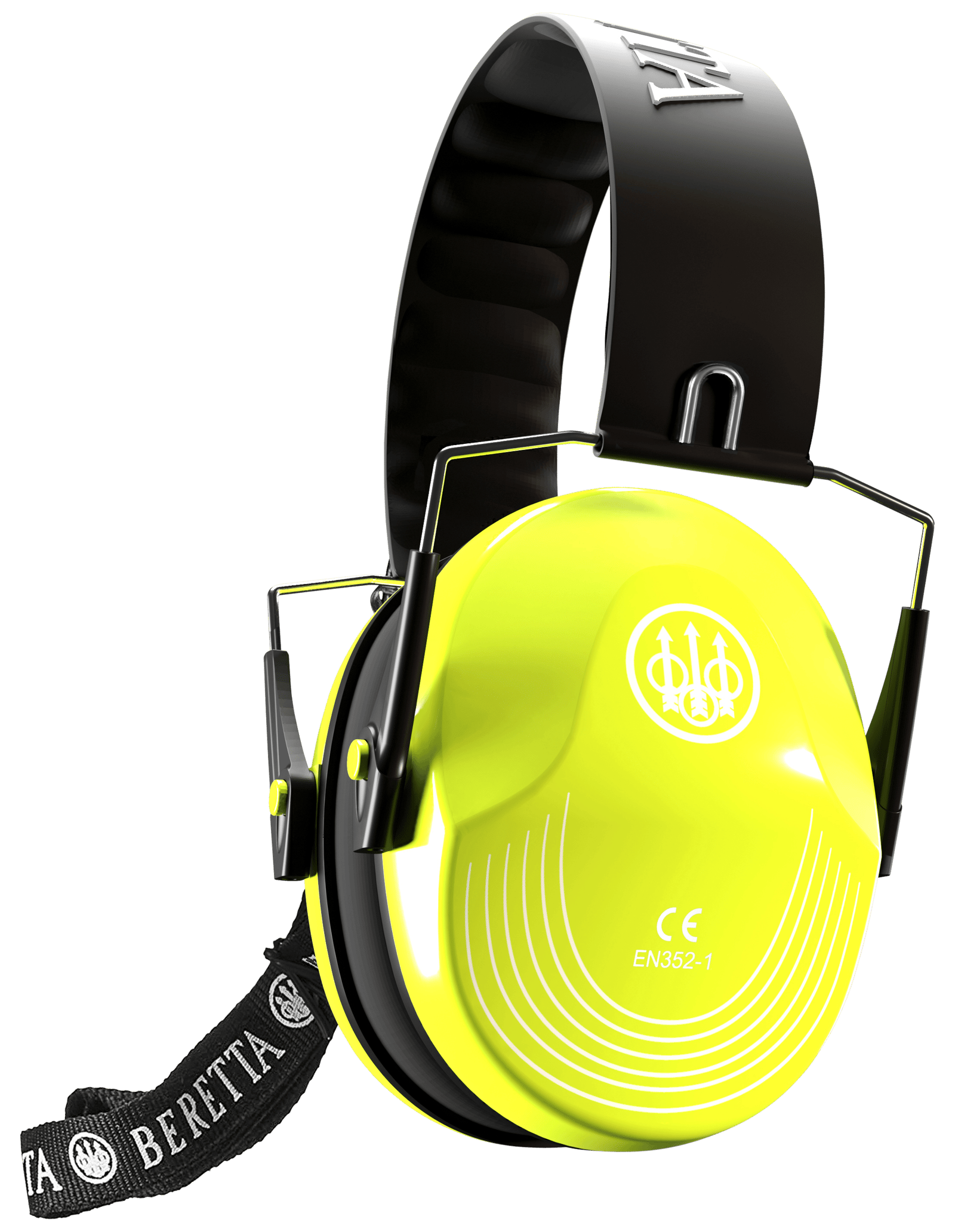 Beretta USA CF1000000202FF Safety Pro Muff 25 dB Florescent Yellow/Black