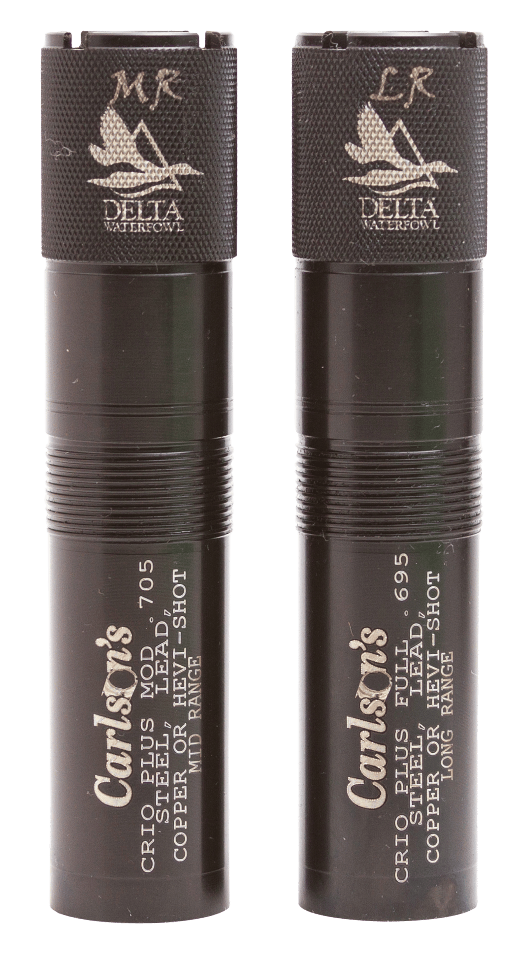 Carlson's Choke Tubes 07570 Delta Waterfowl  Benelli Crio Plus 12 Gauge Mid/Long Range Knurled 17-4 Stainless Steel