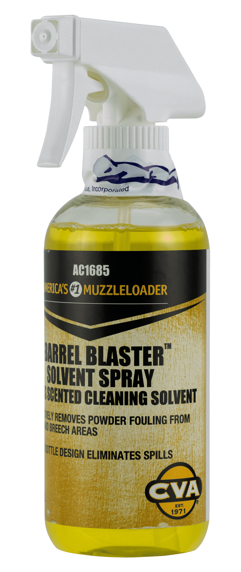 CVA AC1685 Barrel Blaster Solvent Against Black Powder Fouling 12 oz Trigger Spray