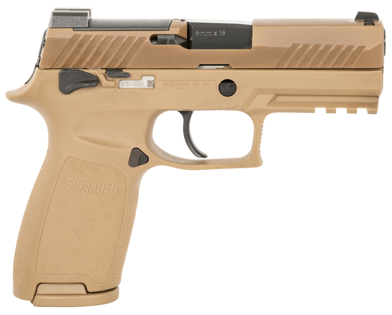SIG 320CA9M18MSCA    *CA*P320 M18 9M 3.9(3)10R COY