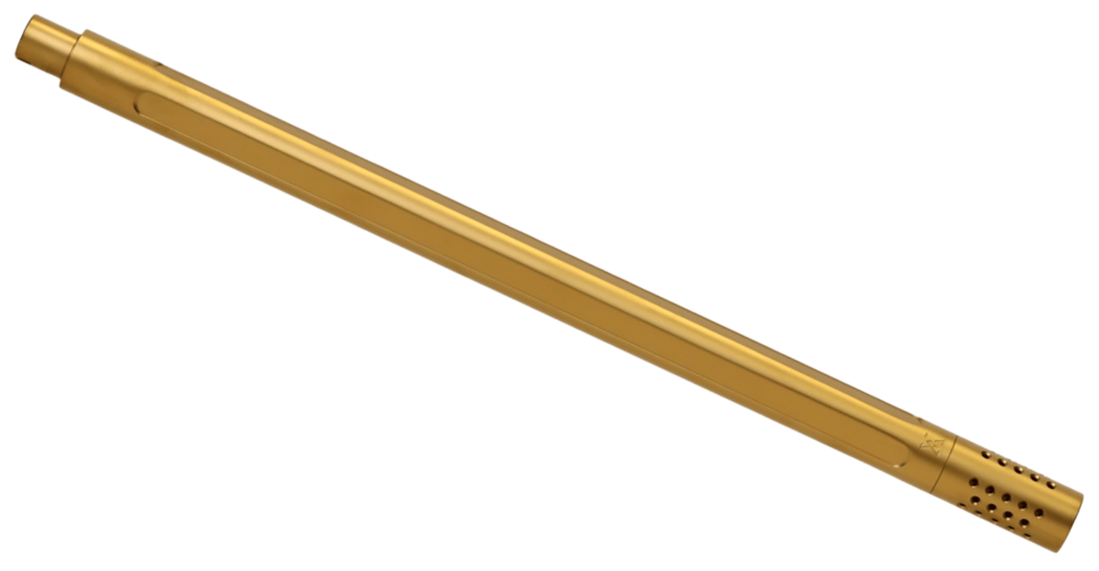 True Precision Inc TP1022BBLG TP/22  16" Compensated Gold 416R Stainless Steel Barrel Fits Ruger 10/22