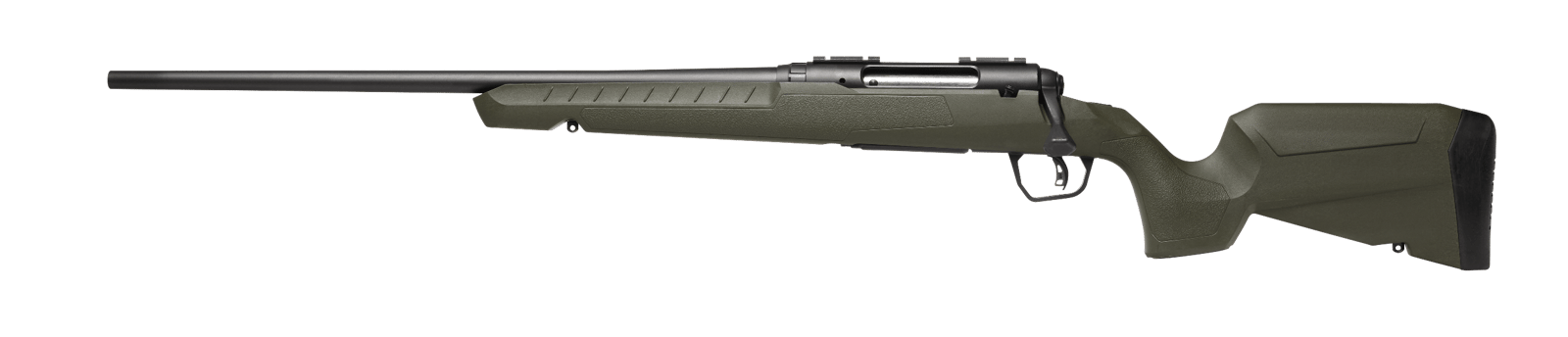 Savage Arms 32133 Axis 2 Compact 350 Legend 4+1 20" Matte Black Heavy Sporter Barrel, Matte Black Drilled & Tapped Carbon Steel Receiver, Fixed OD Green Synthetic Stock, Left Hand