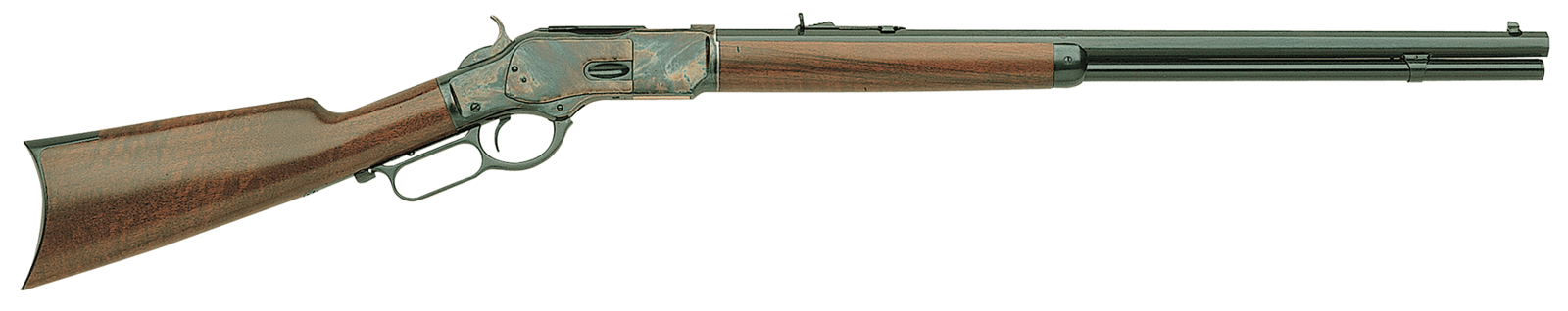 Taylors & Company 550173 1873 Sporting Leaver Action 357 Mag Caliber with 10+1 Capacity, 20" Blued Octagon Barrel, Color Case Hardened Metal Finish & Walnut Stock Right Hand (Full Size)
