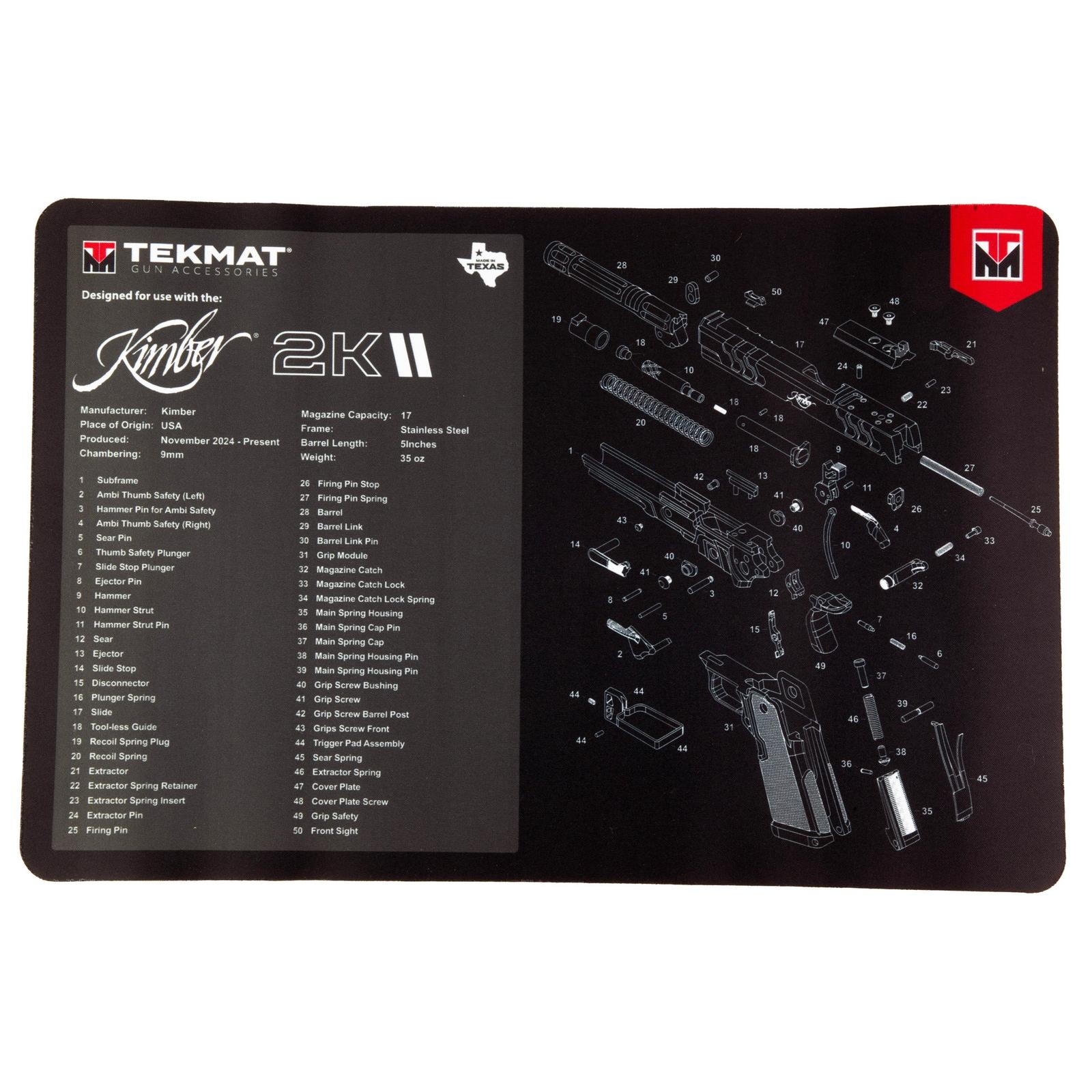 TEKMAT KIMBER 2K11 CLEANING MAT