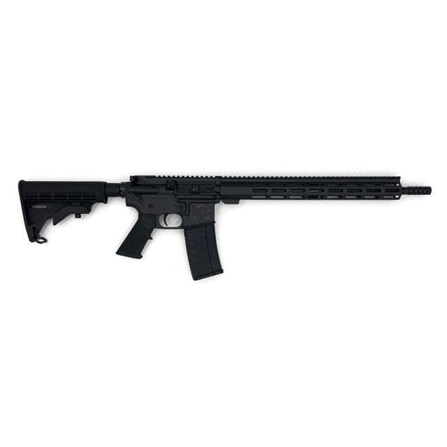 GLFA 223 Wylde Rifle .223 Wylde 30rd Magazine(1) 16" 4150 CRMOV Nitride Threaded Barrel Black Cerakote
