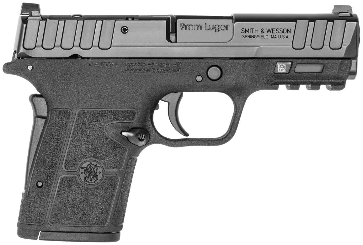 Smith & Wesson 13733 Equalizer  Micro-Compact 9mm Luger 10+1 3.68" Black Armornite Steel Barrel, Optic Ready/Serrated Slide, Black Polymer Frame w/Picatinny Rail, Black Textured Polymer Grips