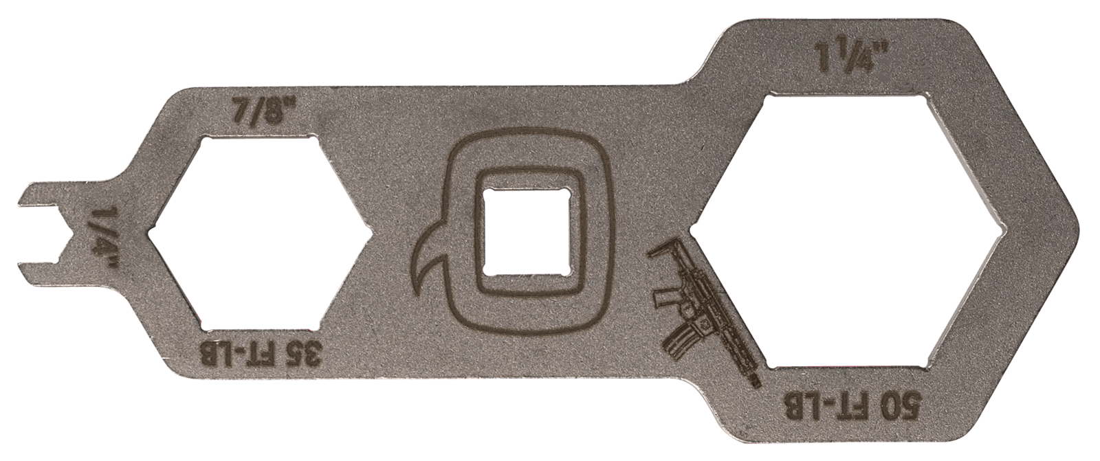 Q LLC TOOLMULTIHB Honey Badger Multi-Tool Silver Stainless Steel