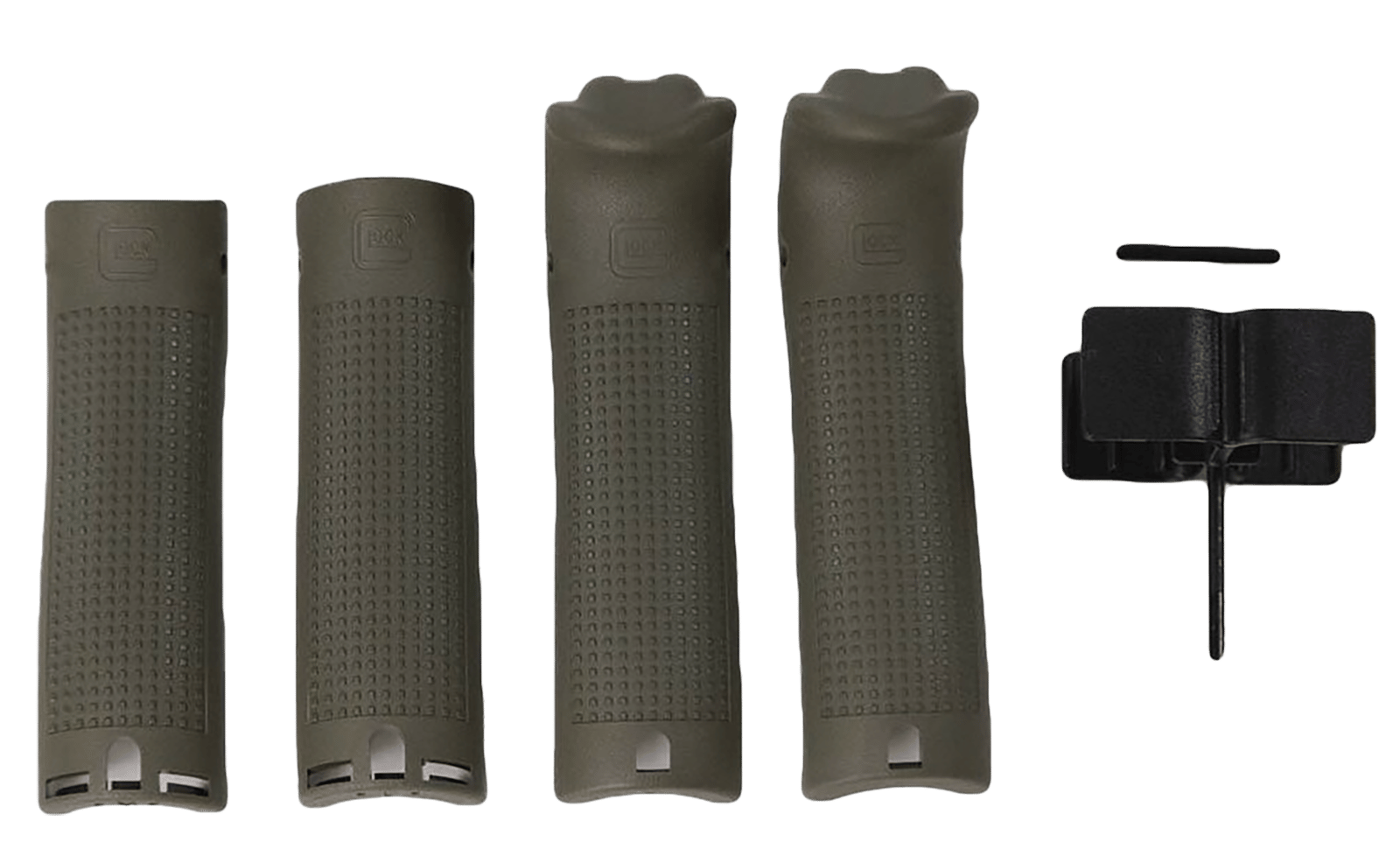 Glock 39843  Backstrap/Beavertail Set Battlefield Green Polymer