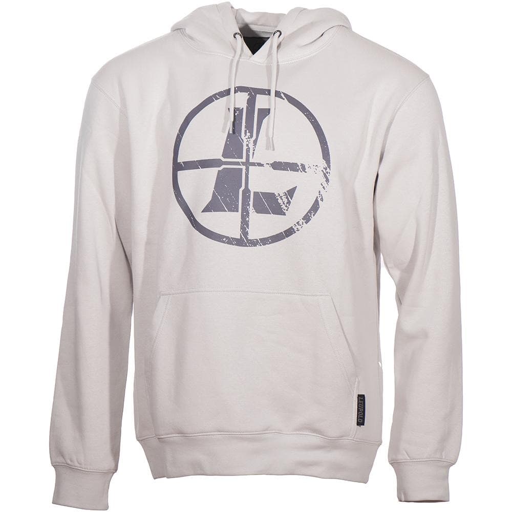 Leupold Distressed Reticle Hoodie Bone S