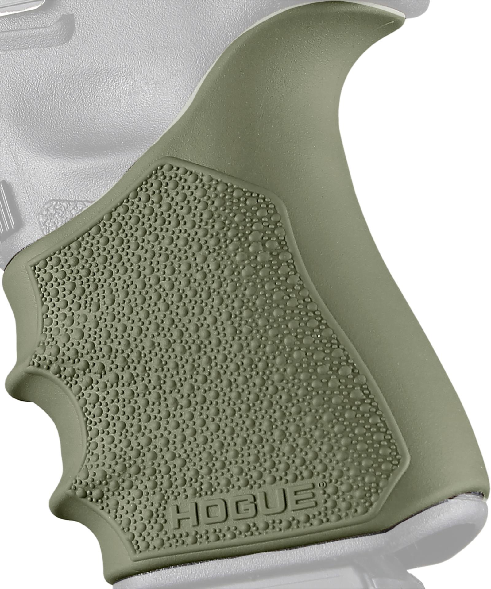 Hogue 17041 Grip Sleeve Handall Beavertail OD Green Rubber