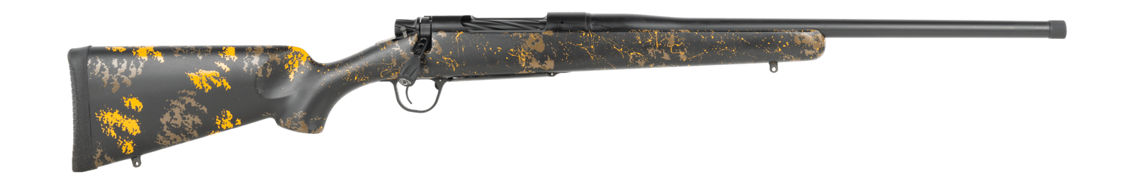 Christensen Arms 8010135700 Mesa FFT Buckmasters Full Size 7mm Rem Mag 22" Black Cerakote Match Grade Threaded Barrel, Black Cerakote Stainless Steel Drilled & Tapped Receiver, Black w/Orange Sporter