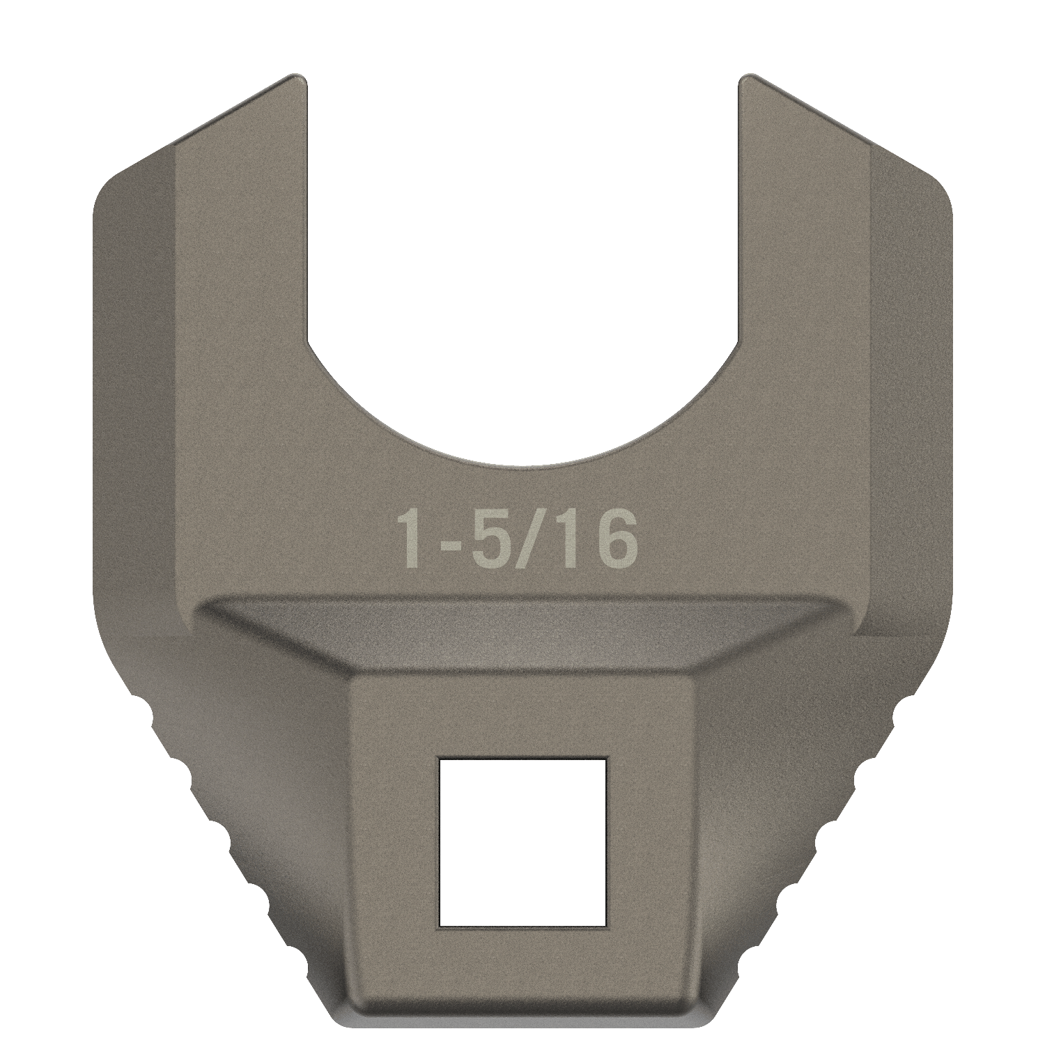 Real Avid AVMF1516BNW Master -Fit Barrell Nut Wrench 1 5/16" Titanium Titanium/Stainless Steel AR-Platform Free-Float Handle