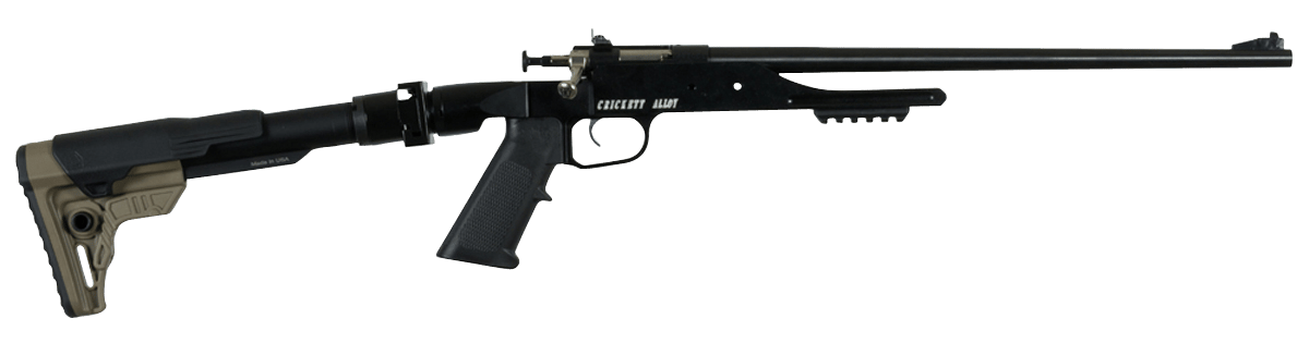 Crickett KSA2180 Precision  22 LR 1 rd 16.13" Blued Steel Barrel, Blued Steel w/Picatinny Rail Receiver, Black Adjustable Stock