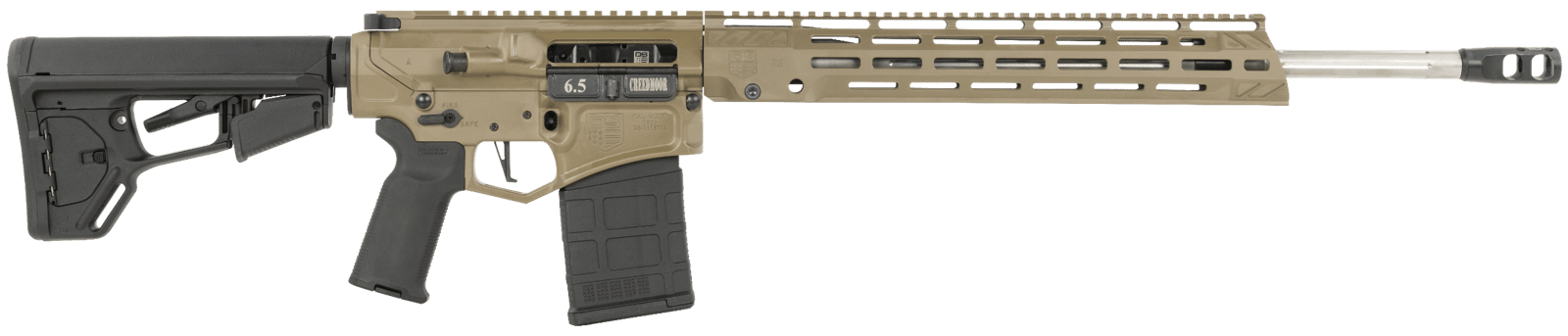 Diamondback DB1060M061 DB10  6.5 Creedmoor 20" 20+1,5+1 Flat Dark Earth Magpul MOE Carbine Stock Black Magpul MOE-K2+ Grip 15" M-Lok