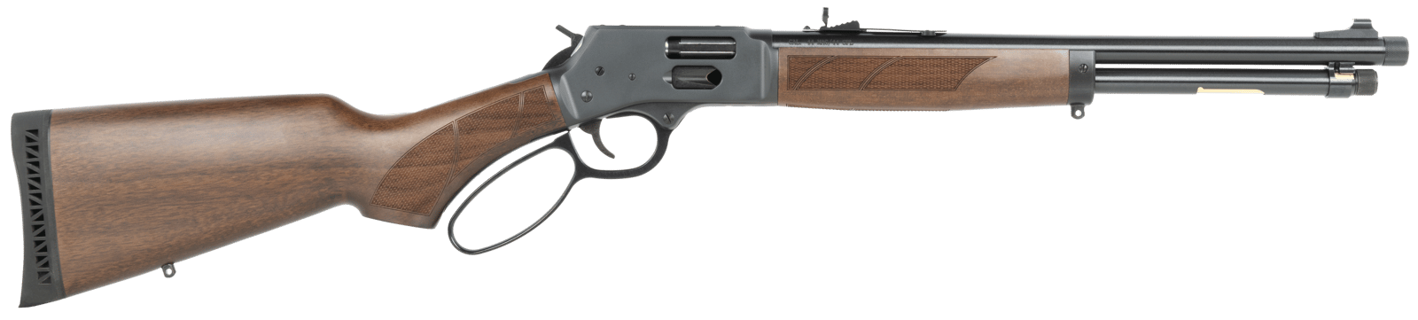 Henry H012PGR44M Protector Carbine 44 Special 44 Mag 7+1 16.50" Blued Threaded Barrel, Blued Steel Drilled & Tapped Receiver, American Walnut Fixed w/Pistol Grip Stock