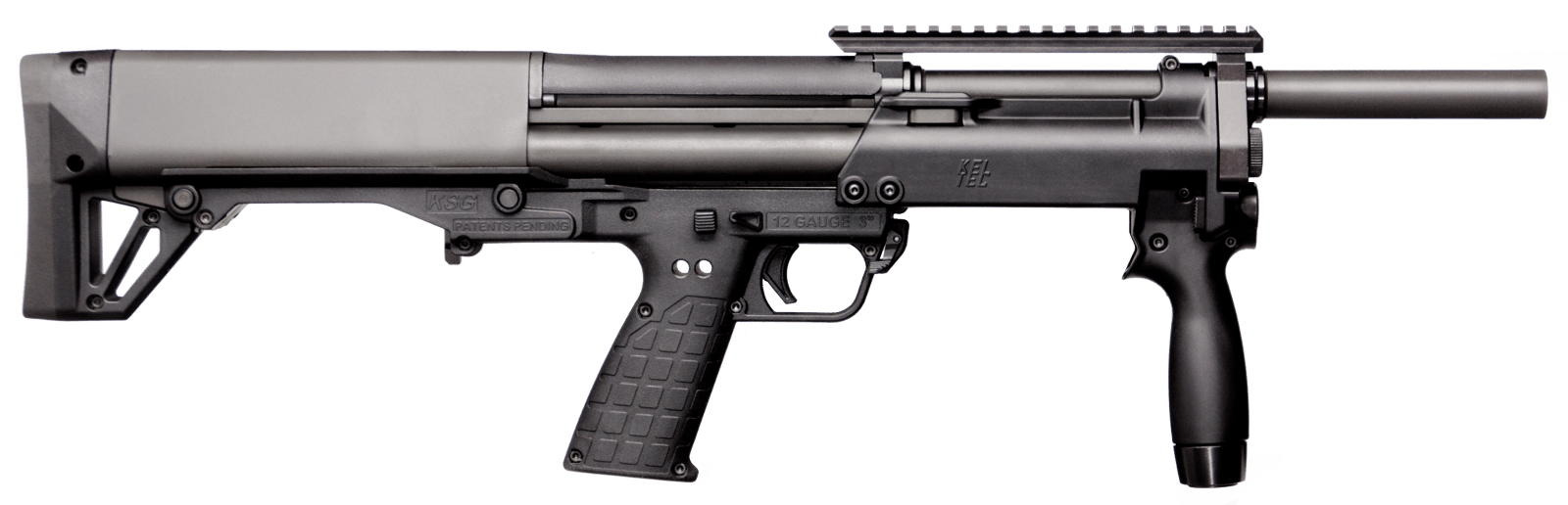 Kel-Tec KSGNRBLK KSG NR 12 Gauge 3" 18.50" 8+1 Black Rec/Barrel Black Fixed Bullpup Stock Right Hand