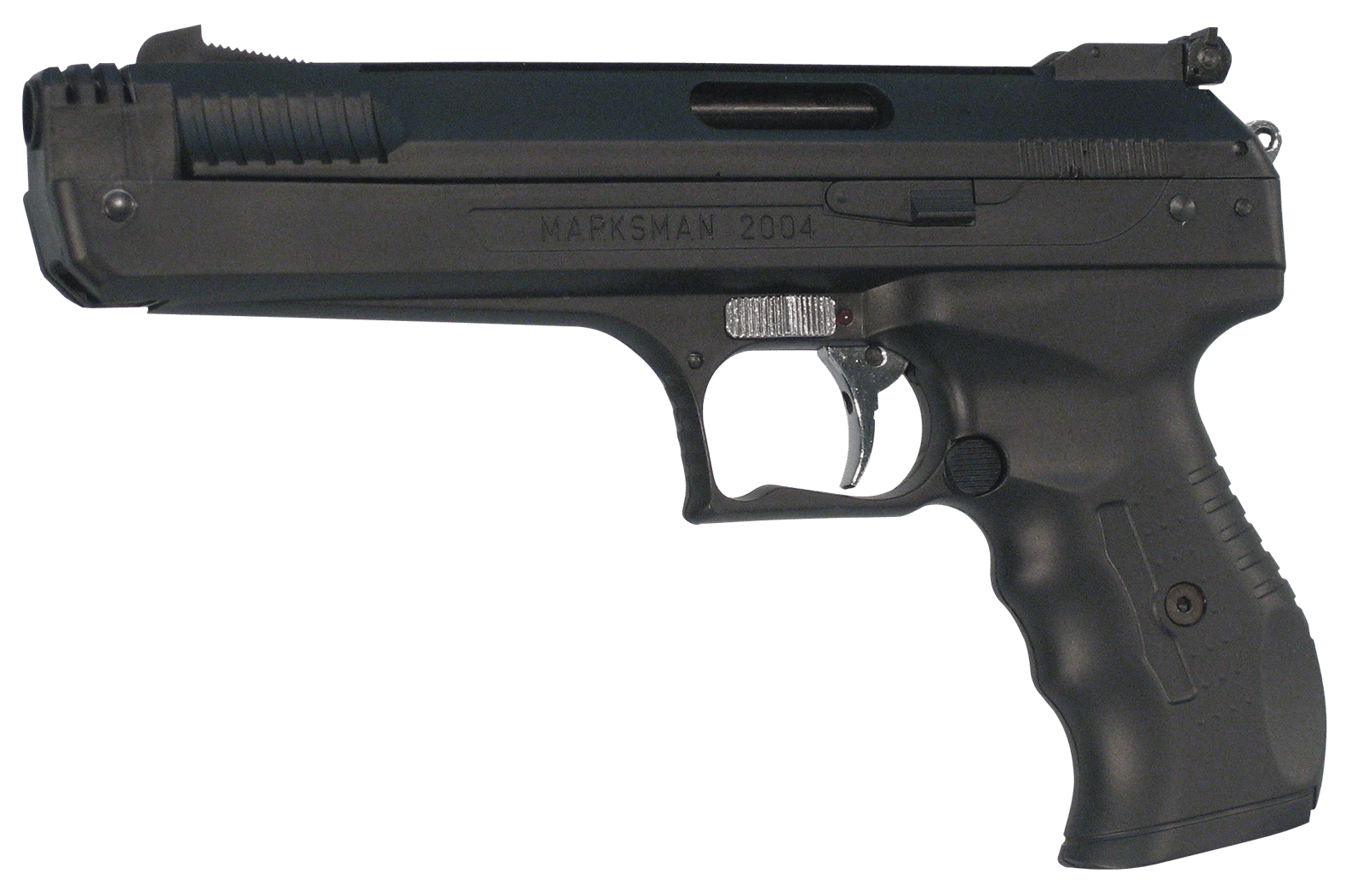 Beeman 2004 P17 Deluxe Air 177 Pellet 4.50" Polymer Frame Frame Black Finger Grooved Rubber Grips