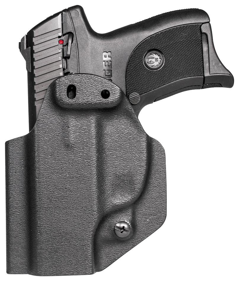 Mission First Tactical HRULC9AIWBABL Appendix Holster IWB/OWB Black Polymer Belt Clip Fits Ruger EC9/EC9s/LC9/LC9s Ambidextrous
