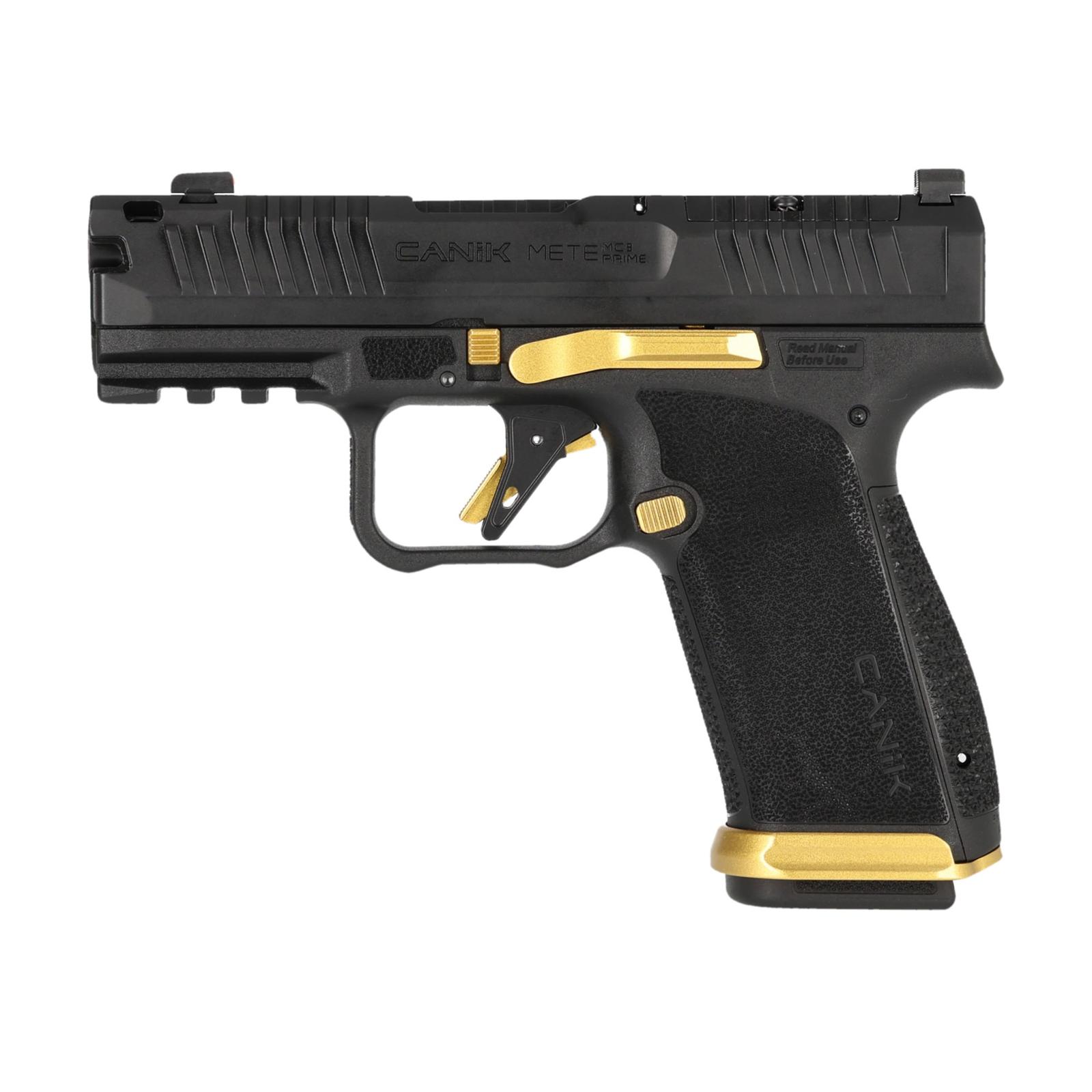 CANIK METE MC9 PRIME 9MM 17R BLK/GLD