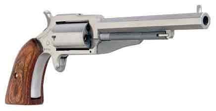 NAA "THE EARL" MINI-REVOLVER 22WMR 4" FS S/S WOOD