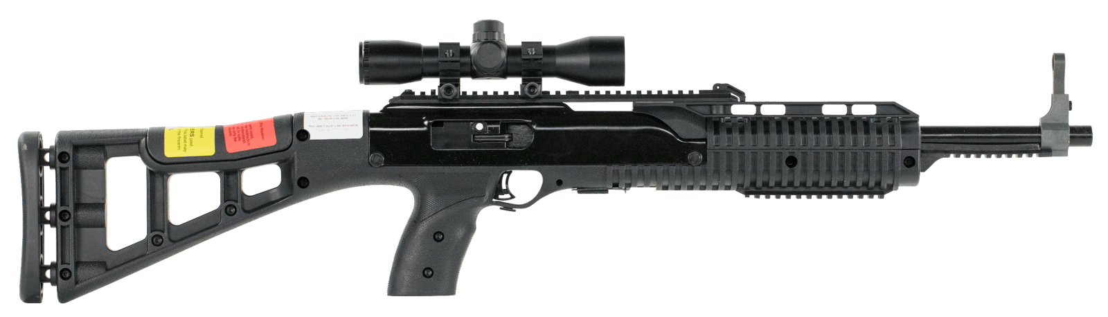 Hi-Point 4595TS4X32 4595TS Carbine 45 ACP Caliber with 17.50" Barrel, 9+1 Capacity, Black Metal Finish, Black All Weather Molded Stock & Black Polymer Grip Right Hand