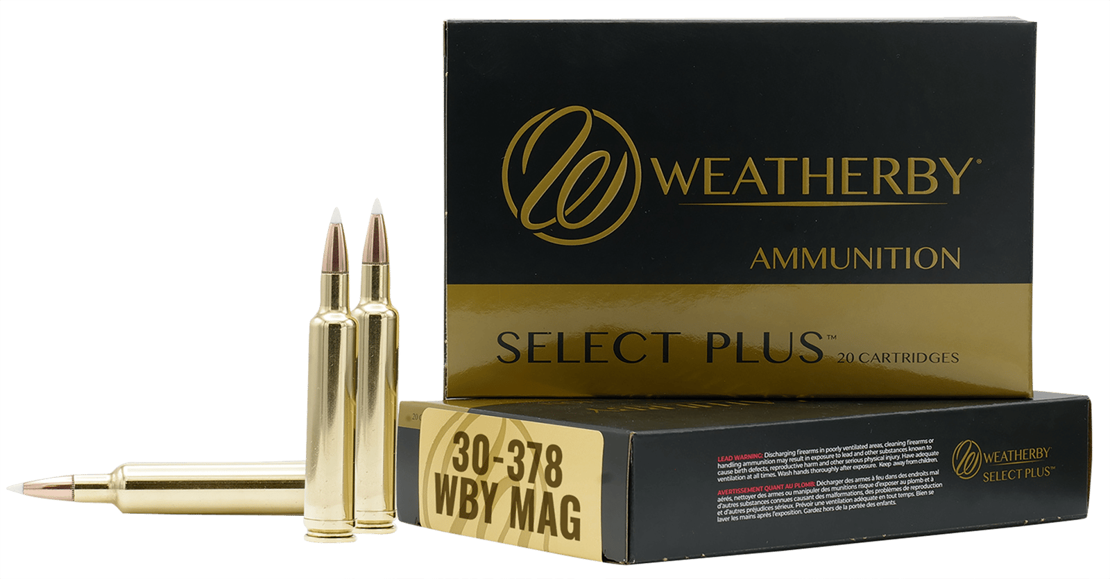 Weatherby B303180TTSX Select Plus  30-378WthbyMag 180gr Barnes Tipped TSX Lead Free 20 Per Box/10 Case