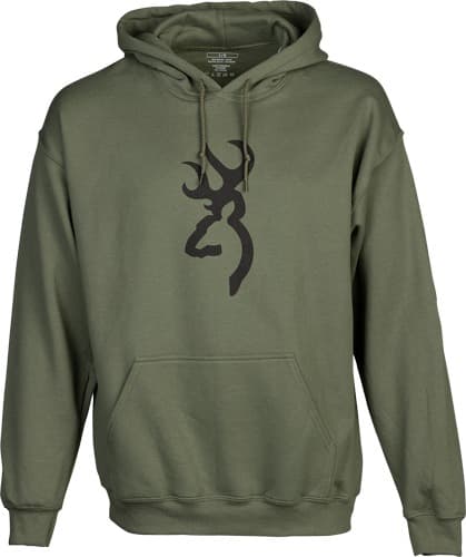 BROWNING HOODIE BACKFENCE BROWNING ARMS GREEN XLARGE