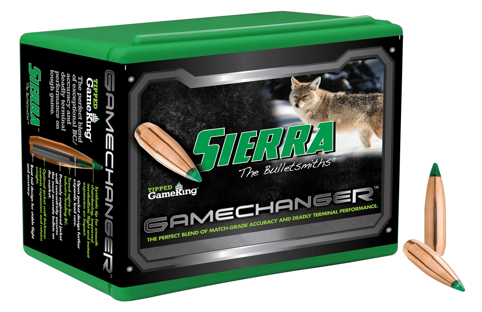 Sierra 4062 Tipped GameKing  22Cal 64gr Tipped GameKing 100/Box