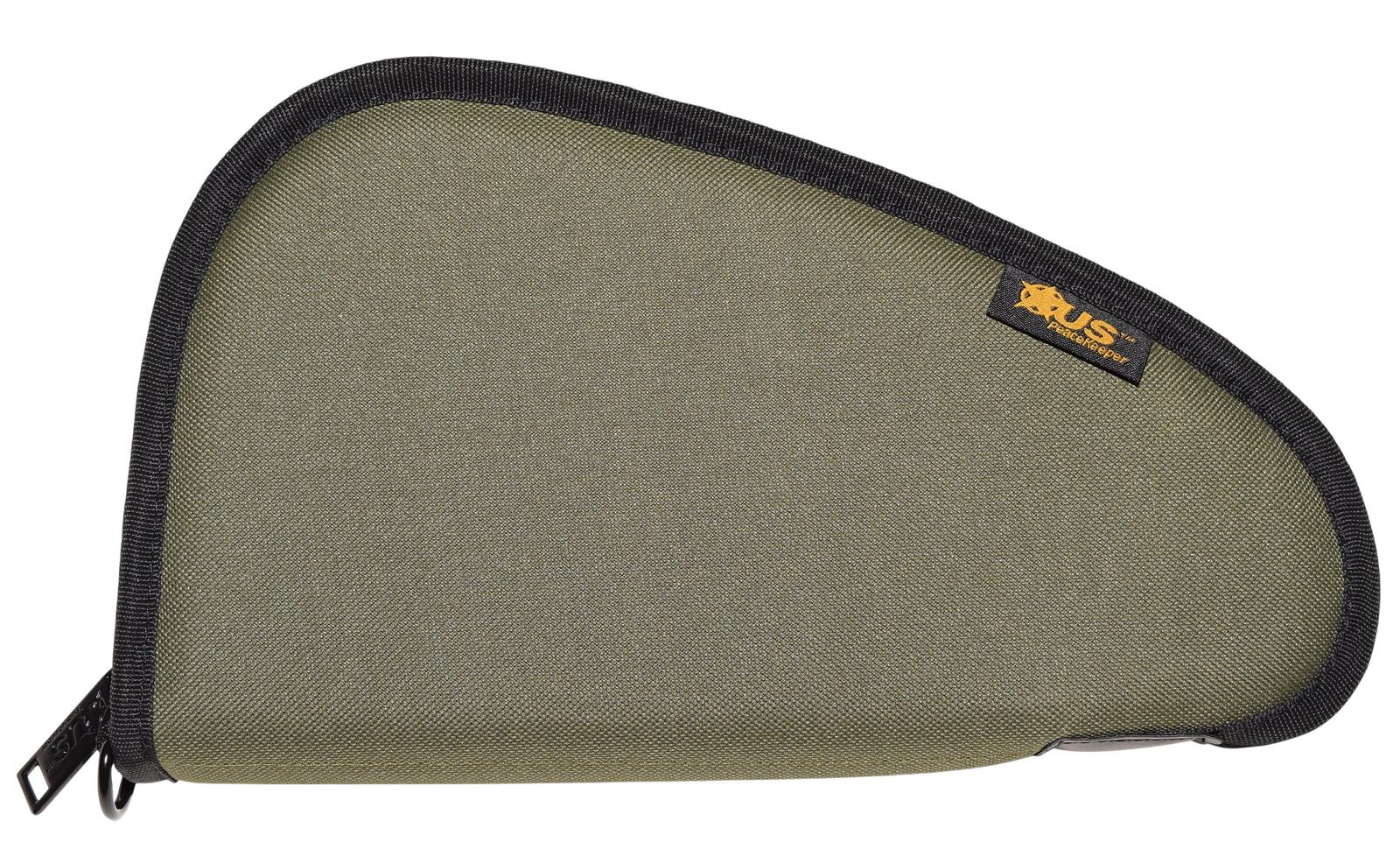 US PeaceKeeper P21713 Pistol Case  OD Green Polyester Holds 1 Pistol