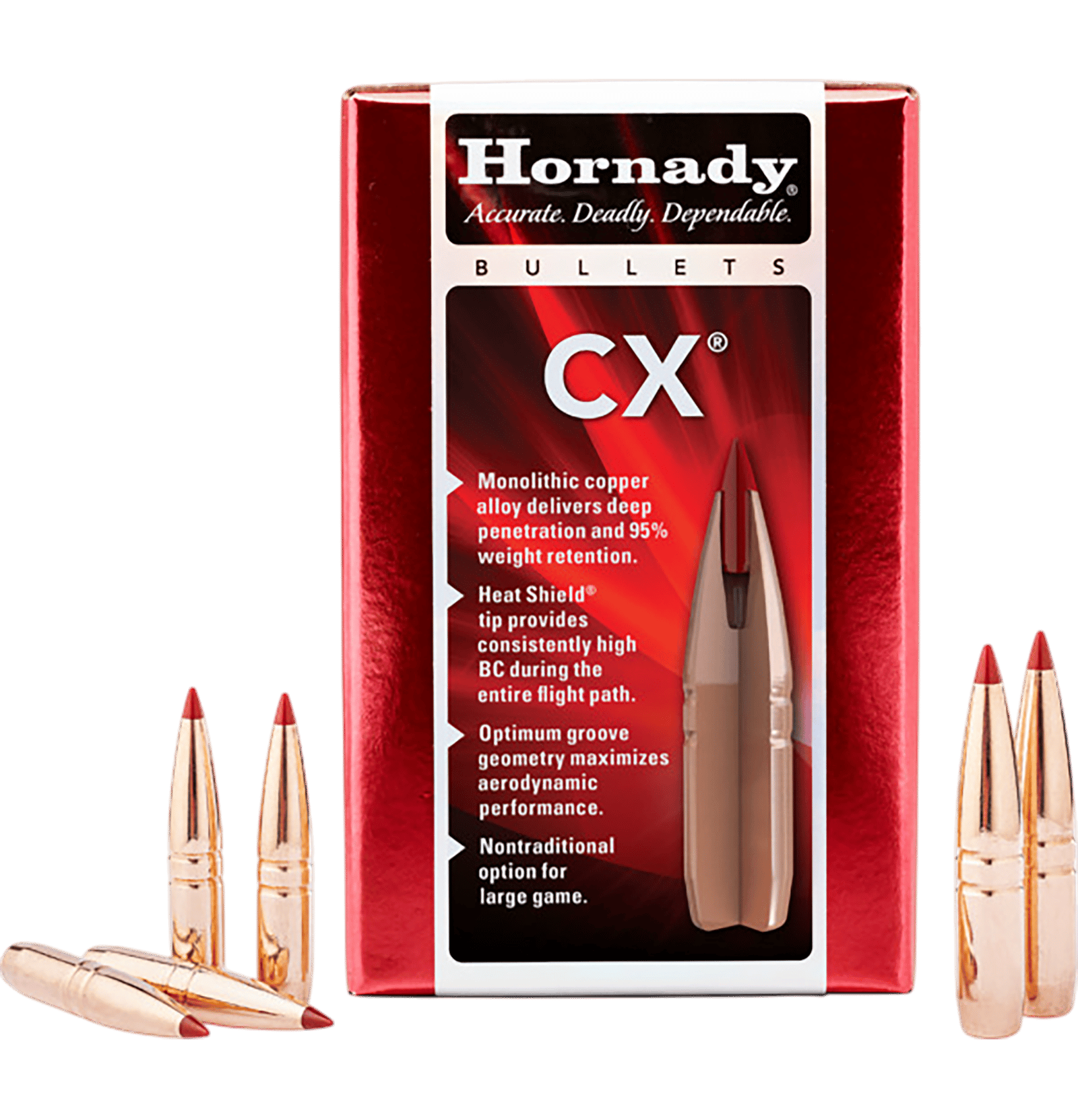 Hornady 33283 CX  338Cal 240gr 50 Per Box/15Case