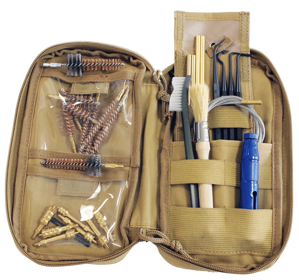 Birchwood Casey 41651 Range Cleaning Kit Handgun/Rifle 29 Pieces Tan