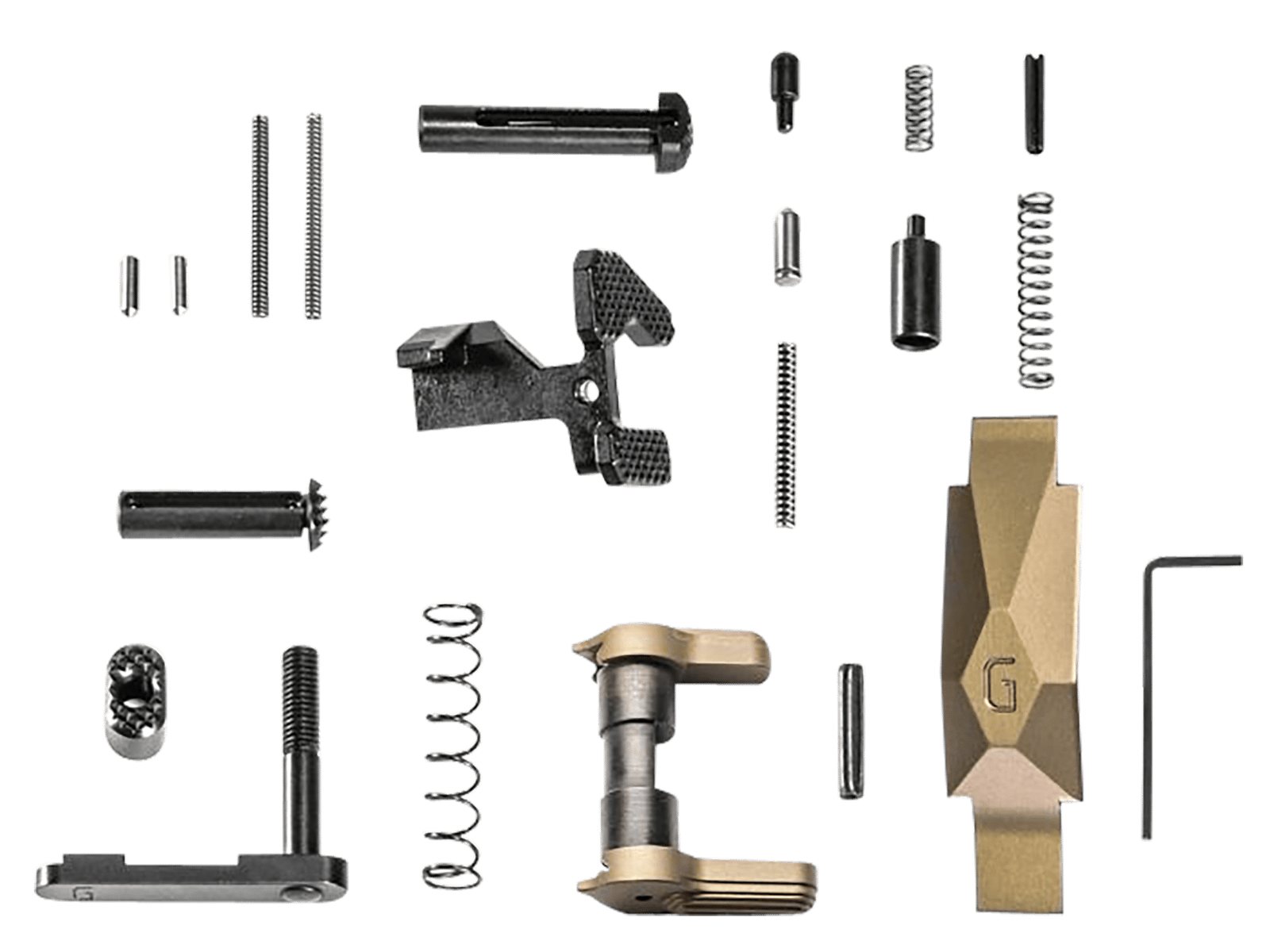 Geissele Automatics  Ultra Duty Lower Parts Kit DDC, Ambi Safety, Oversized Bolt Release/Catch for AR-15