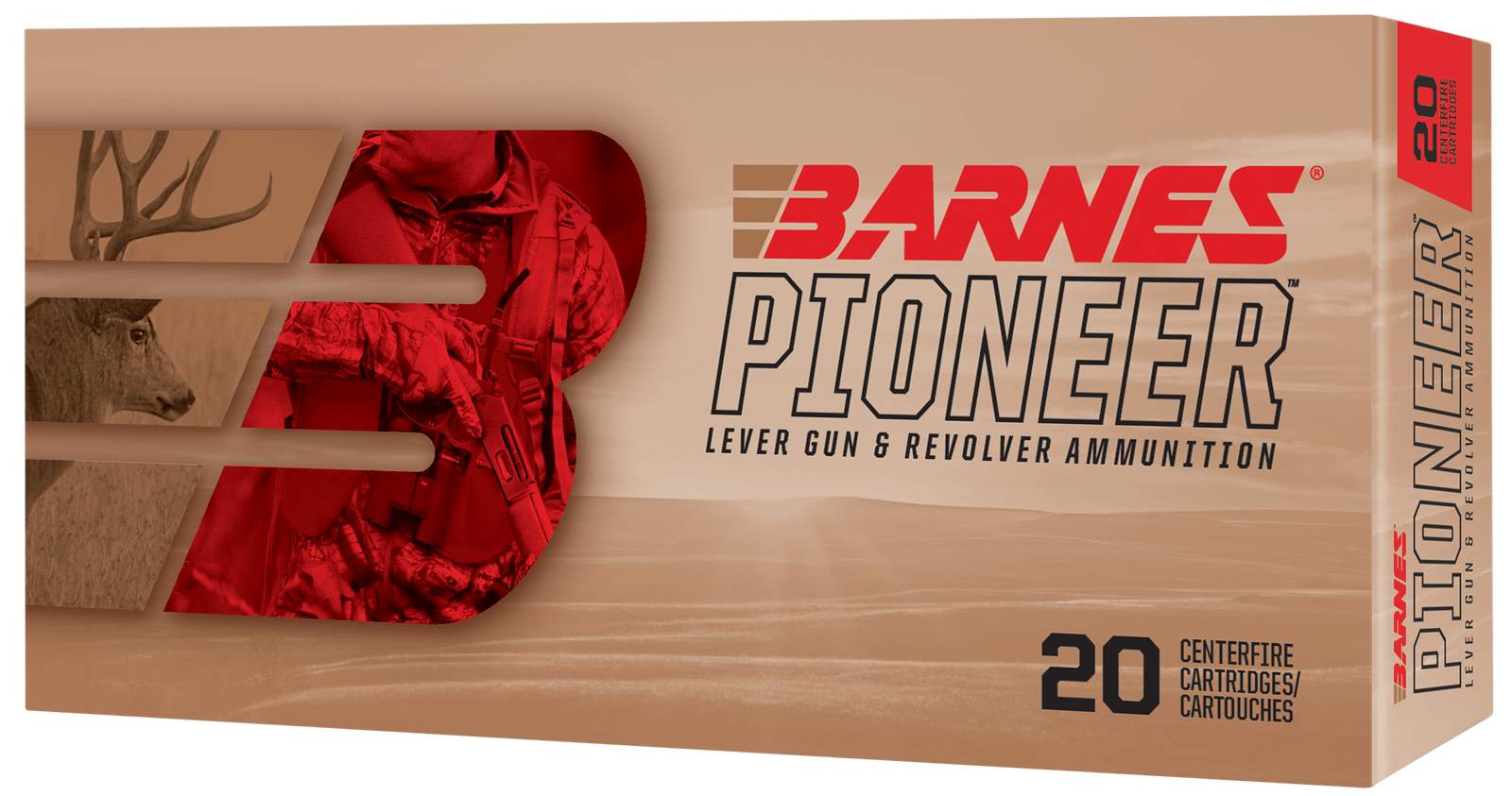 Barnes Bullets 32173 Barnes Pioneer  44RemMag 225gr XPB 20 Per Box/10 Case