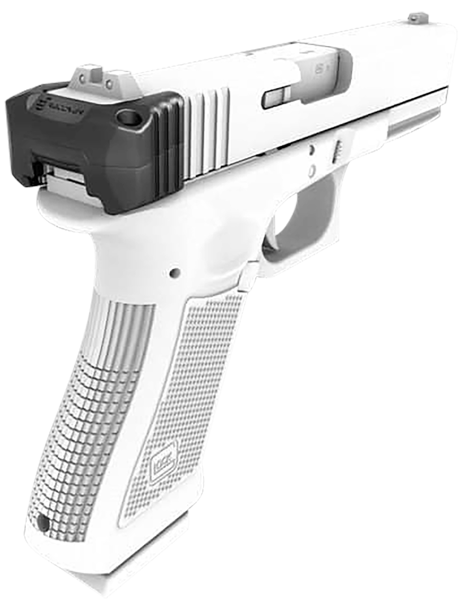 Recover Tactical GCH4201 Upper Charging Handle  Compatible w/Glock 42, Black Polymer, Ambidextrous
